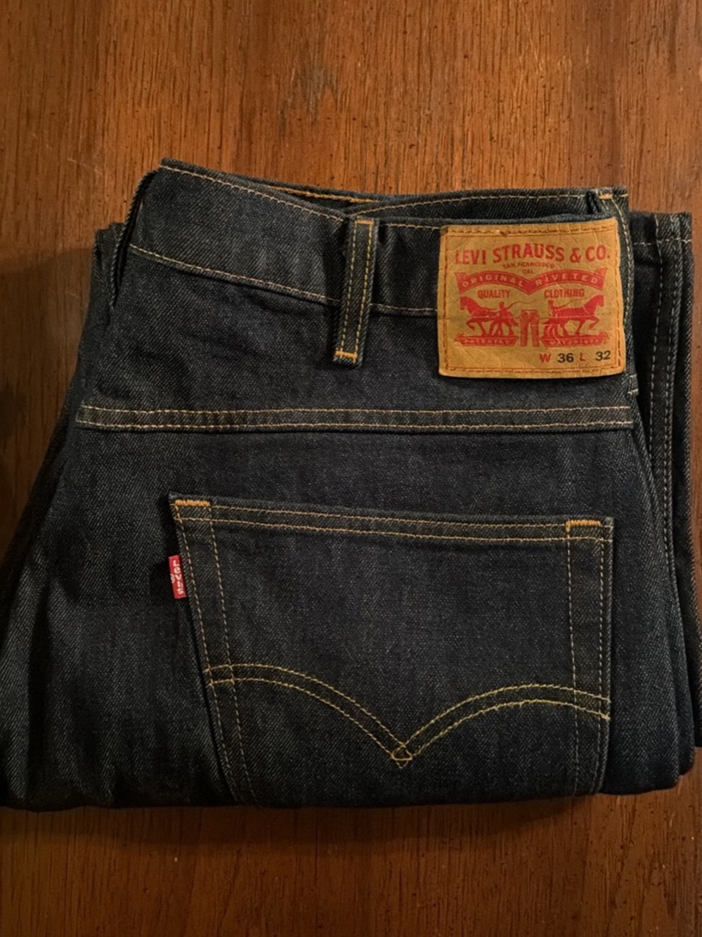 Levi's Men's Dark Blue Western Jeans